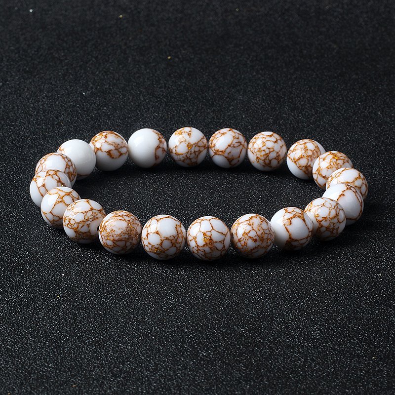 Golden Howlite Stone Bracelet Healing & Stylish Jewelry - Image 6