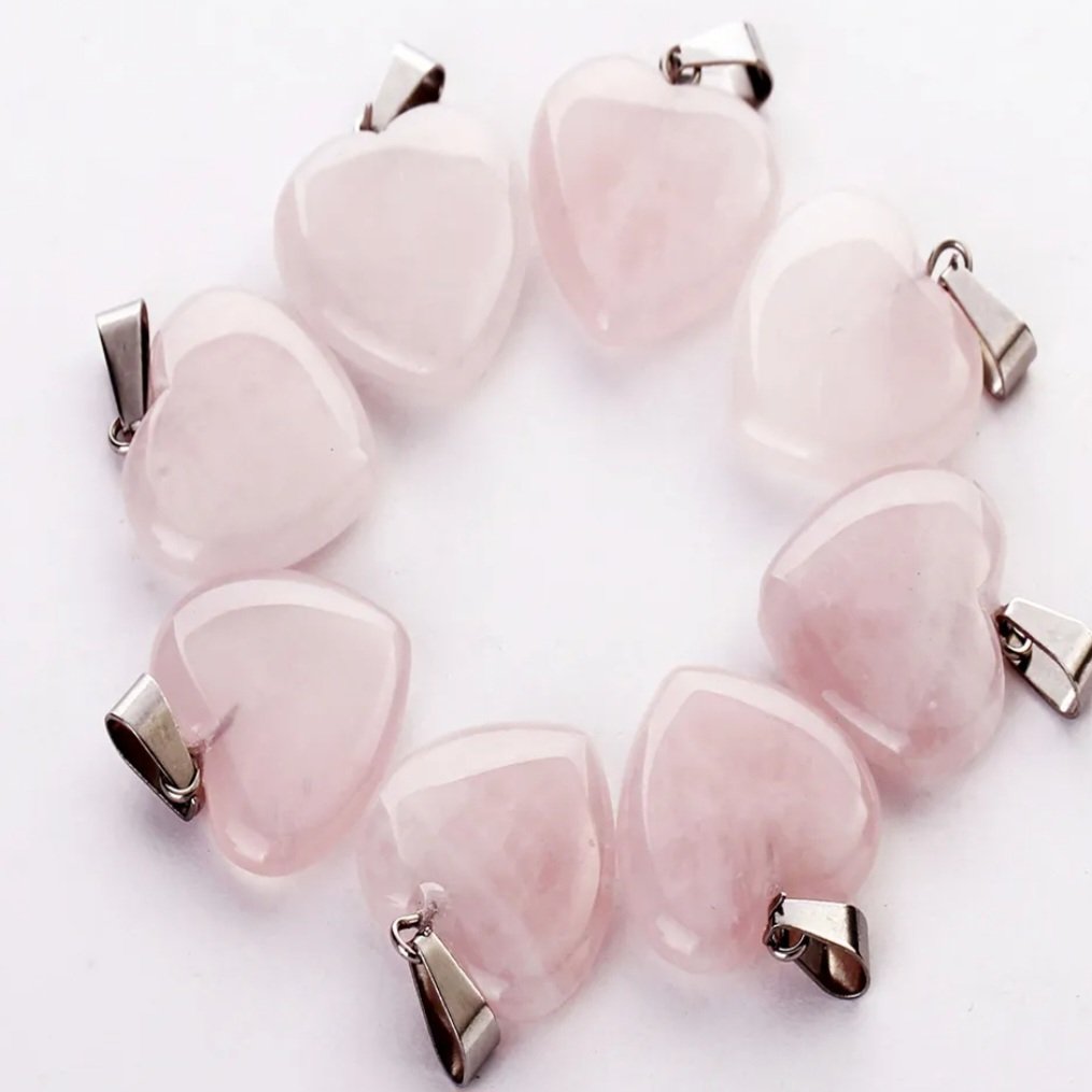 Pink Jade Pendant Chain – Calming & Positive Energy Necklace