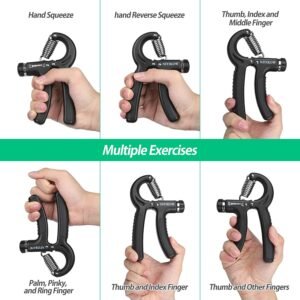 “FlexGrip Adjustable Hand Gripper – Boost Strength & Endurance Fast”