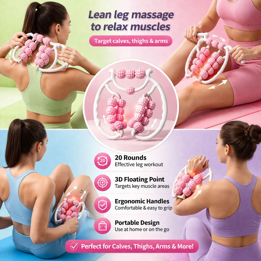 “E-Roller 18-Wheel Massager – Ultimate Full-Body Relaxation & Muscle Relief” - Image 5