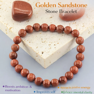 Golden Sand Crystal Bracelet – Calm, Beautiful & Modern Style