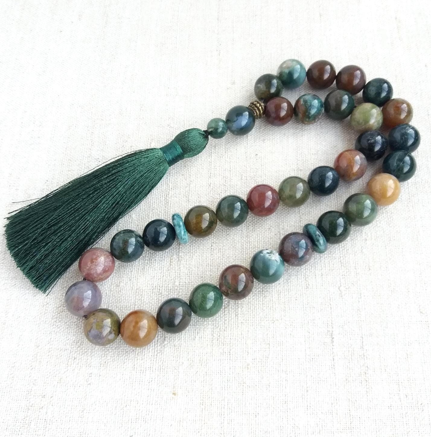 Classic Indian Agate Tasbeeh – Spiritual & Elegant Prayer Beads - Image 4