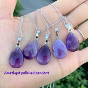 Amethyst Pendant – Purple Crystal of Calm & Spiritual Energy