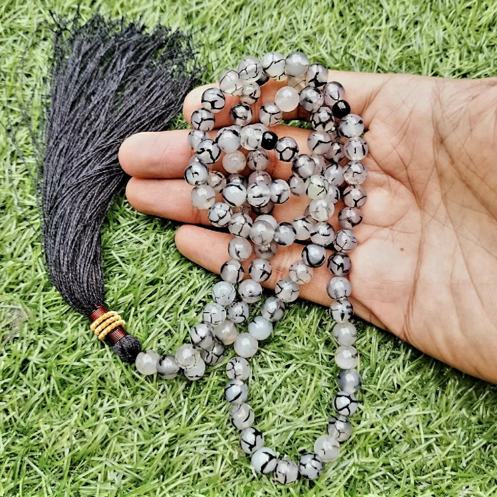 Grey Dragon Eye Tasbeeh 99 Beads – Powerful & Elegant Prayer Beads - Image 4