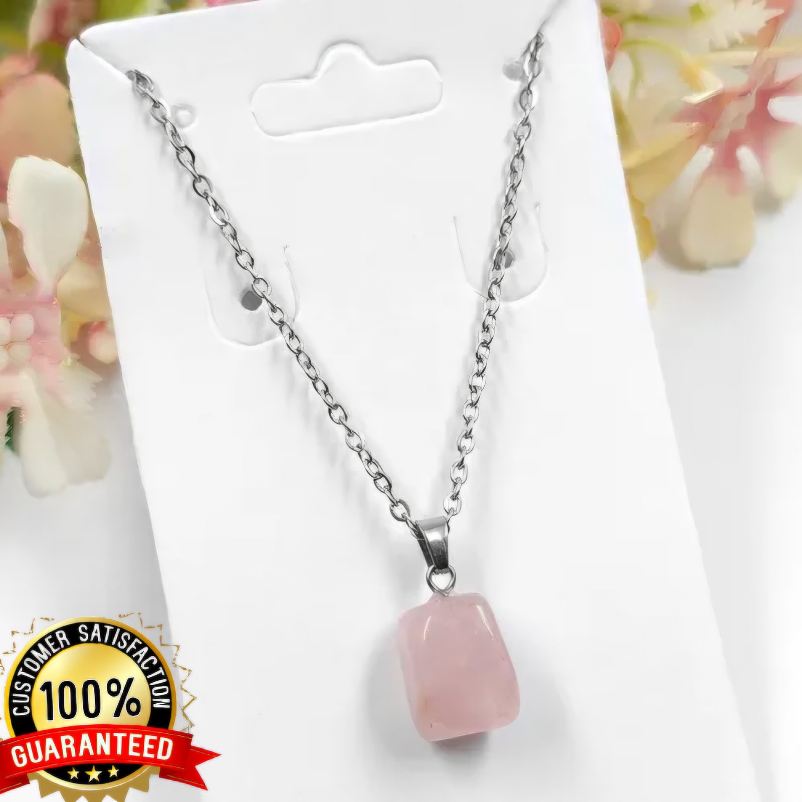 Pink Jade Pendant – Stone of Love & Calm - Image 4