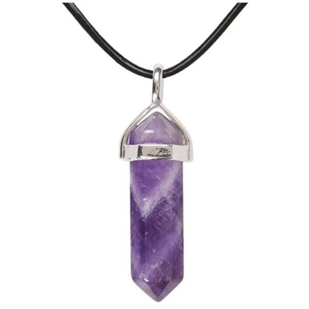 “Royal Glow Amethyst Pendant – Elegant Purple Gemstone Necklace” - Image 3