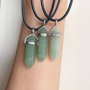 Elegant Green Aventurine Pendant – Lucky & Stylish Accessory”