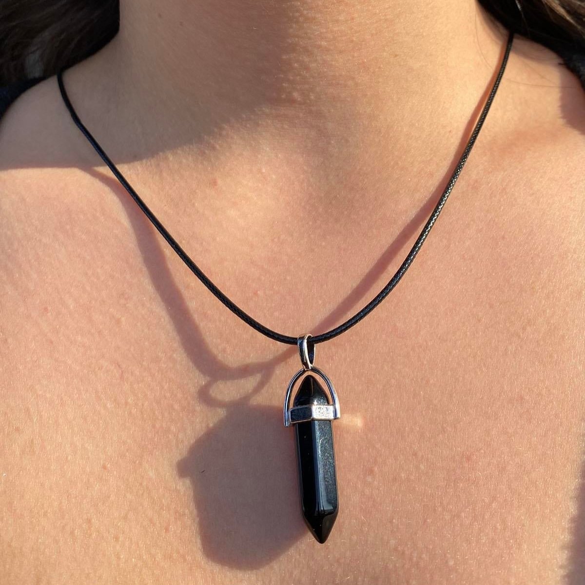 Black Pendant Necklace – Simple, Stylish & Eye-Catching” - Image 7