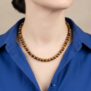 “Tiger Eye – Natural Golden Brown Gemstone”