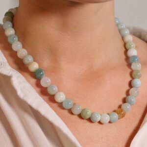 Ocean Breeze Amazonite Necklace – Handmade Gemstone Charm