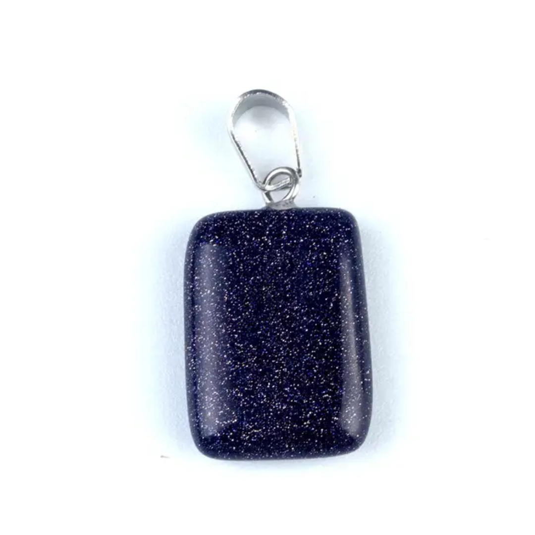 Genuine Blue Sandstone Pendant - Image 2