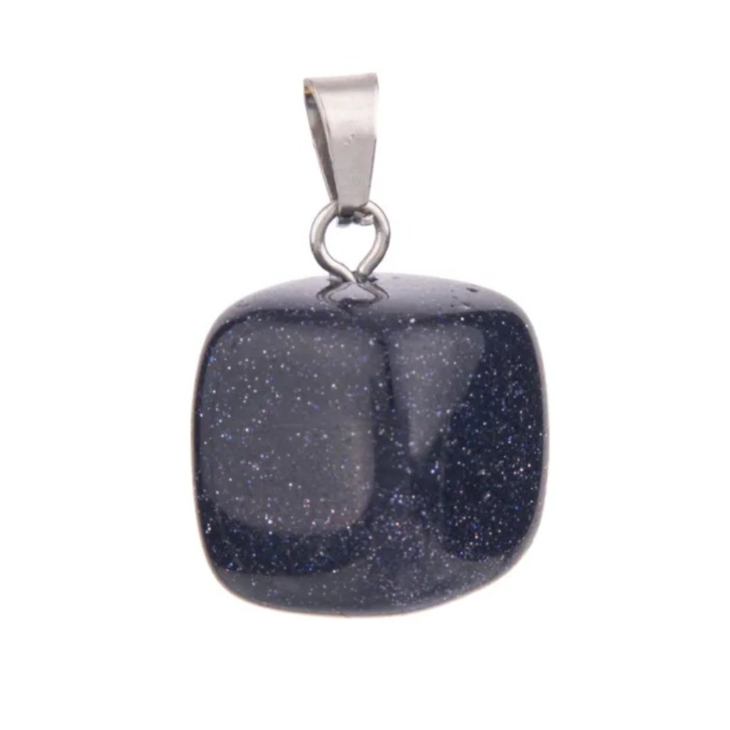 Genuine Blue Sandstone Pendant - Image 3