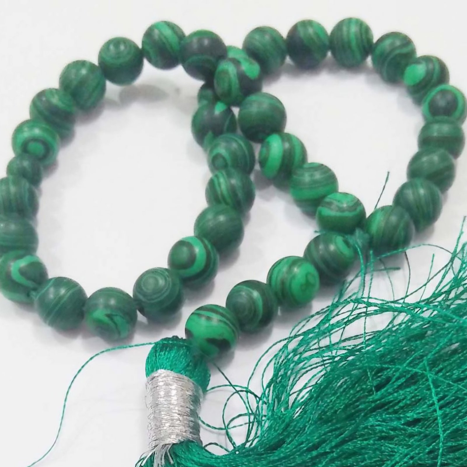 Malachite 33 Beads Tasbeeh – Stylish Islamic Prayer Mala 🕌✨ - Image 2