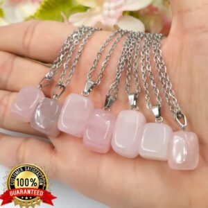 Rose Quartz Pendant – Gentle Pink Elegance
