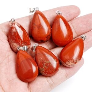 Red Jasper Pendant – Grounding & Strength Stone Necklace