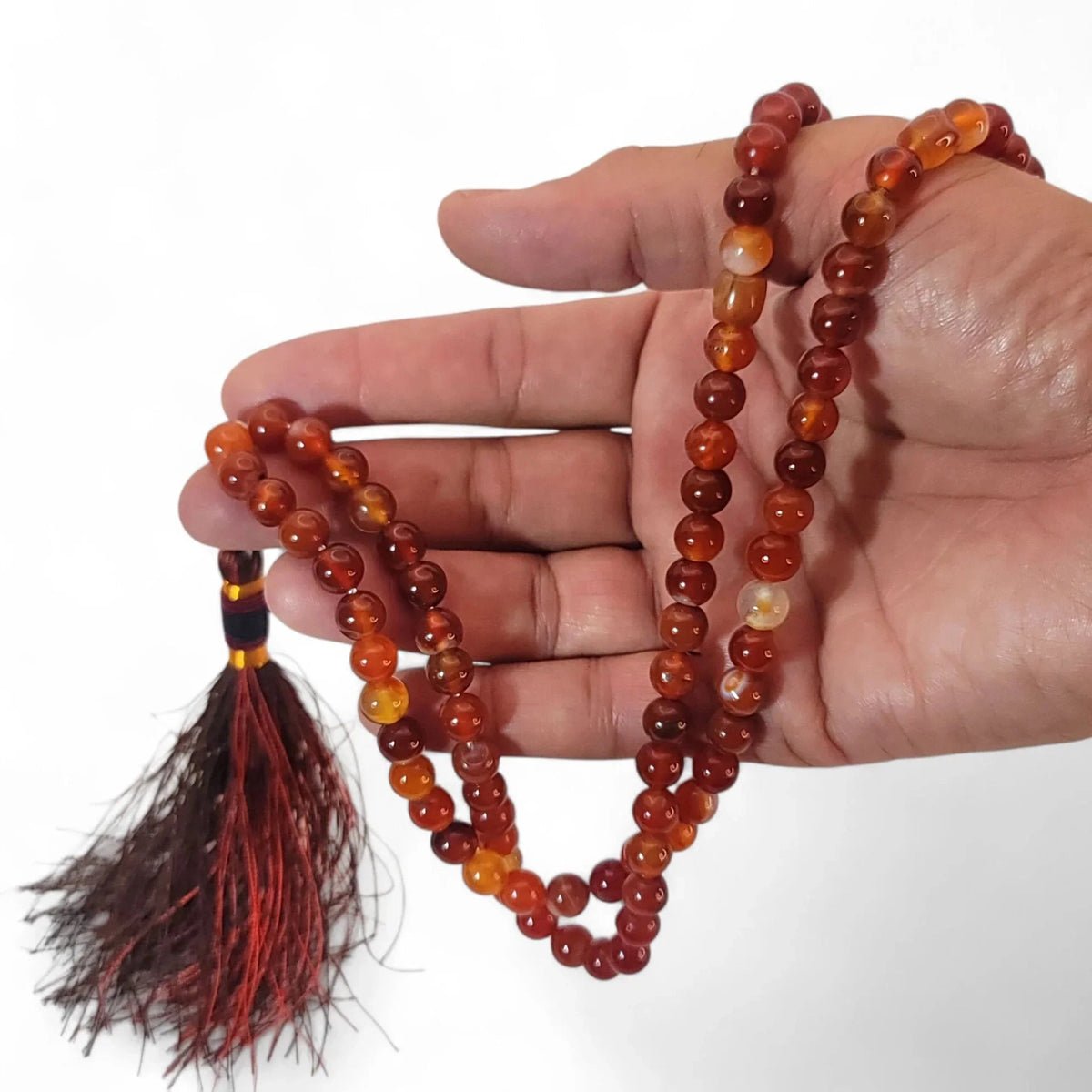 99 Beads Red Agate Tasbeeh – Premium Misbaha for Daily Zikr 🕌