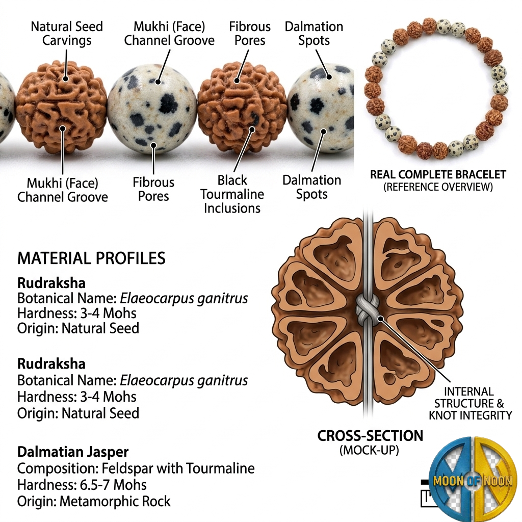 Rudraksha Balmatin Bracelet 8mm – Spiritual & Natural Healing Jewelry 📿✨ - Image 3
